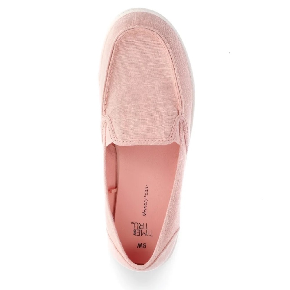 Time and Tru Women's Soft Pink Loafers